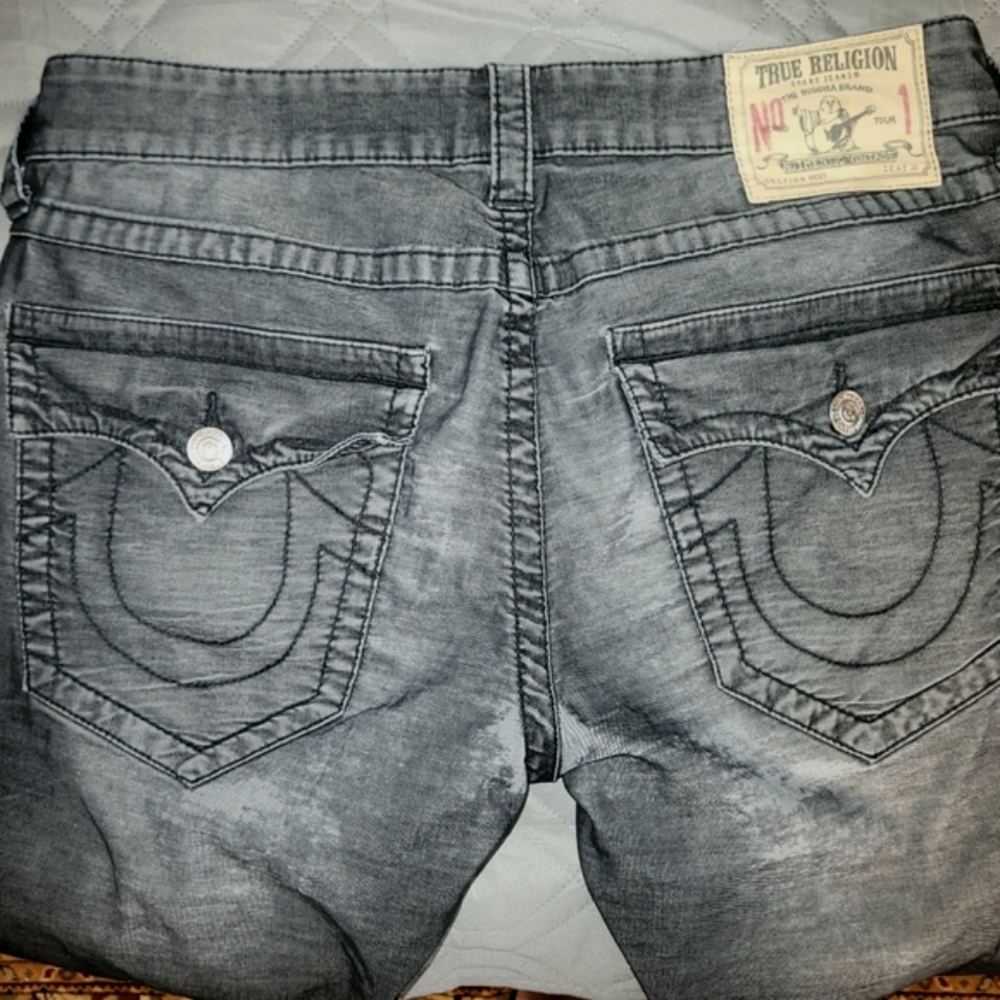 TRUE RELIGION Men's Black Jeans Size 32
